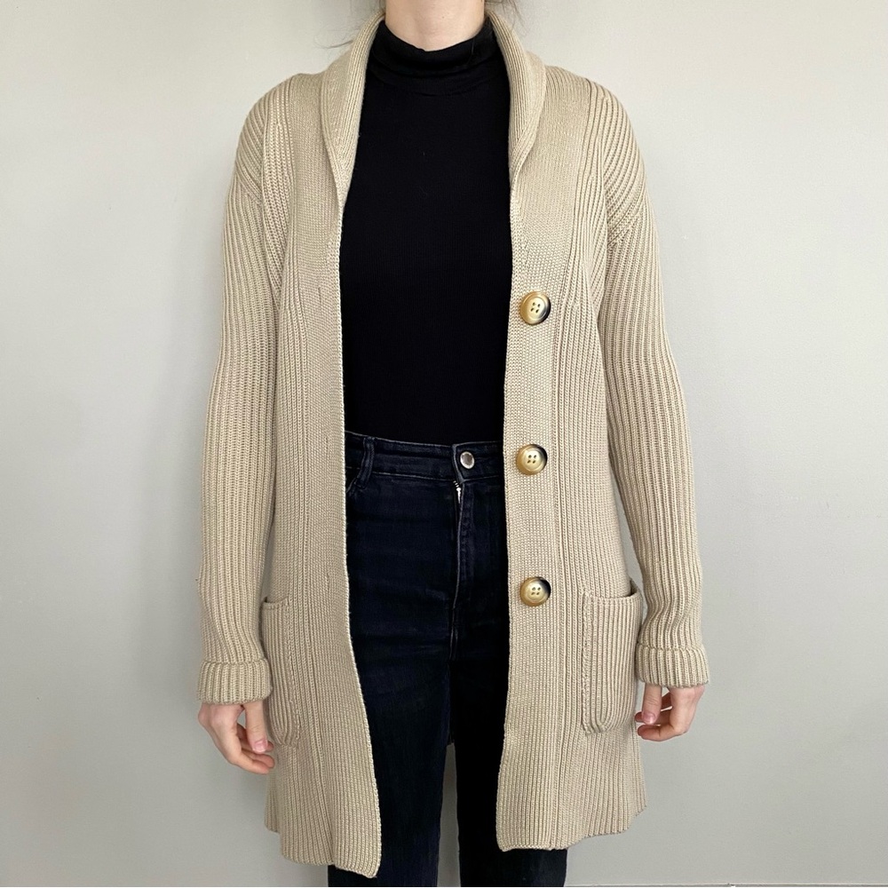 Authentic Miu Miu 100% wool ribbed cardigan sweater. 🤎